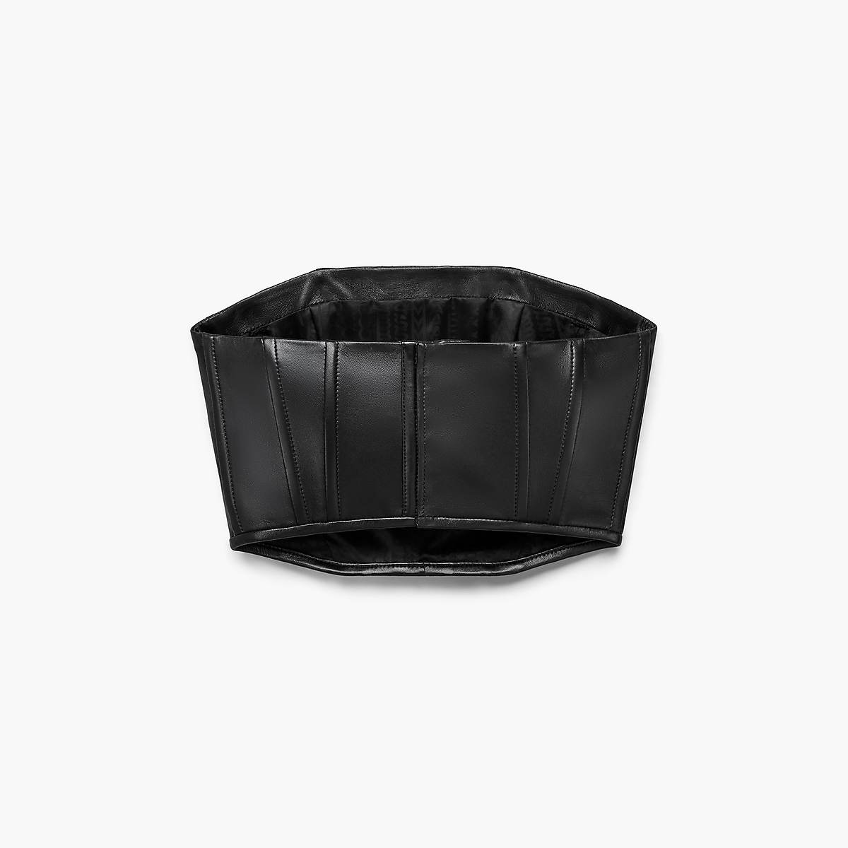 Marc Jacobs Strapless Leather Korsett Dam Svarta | DVF-673914