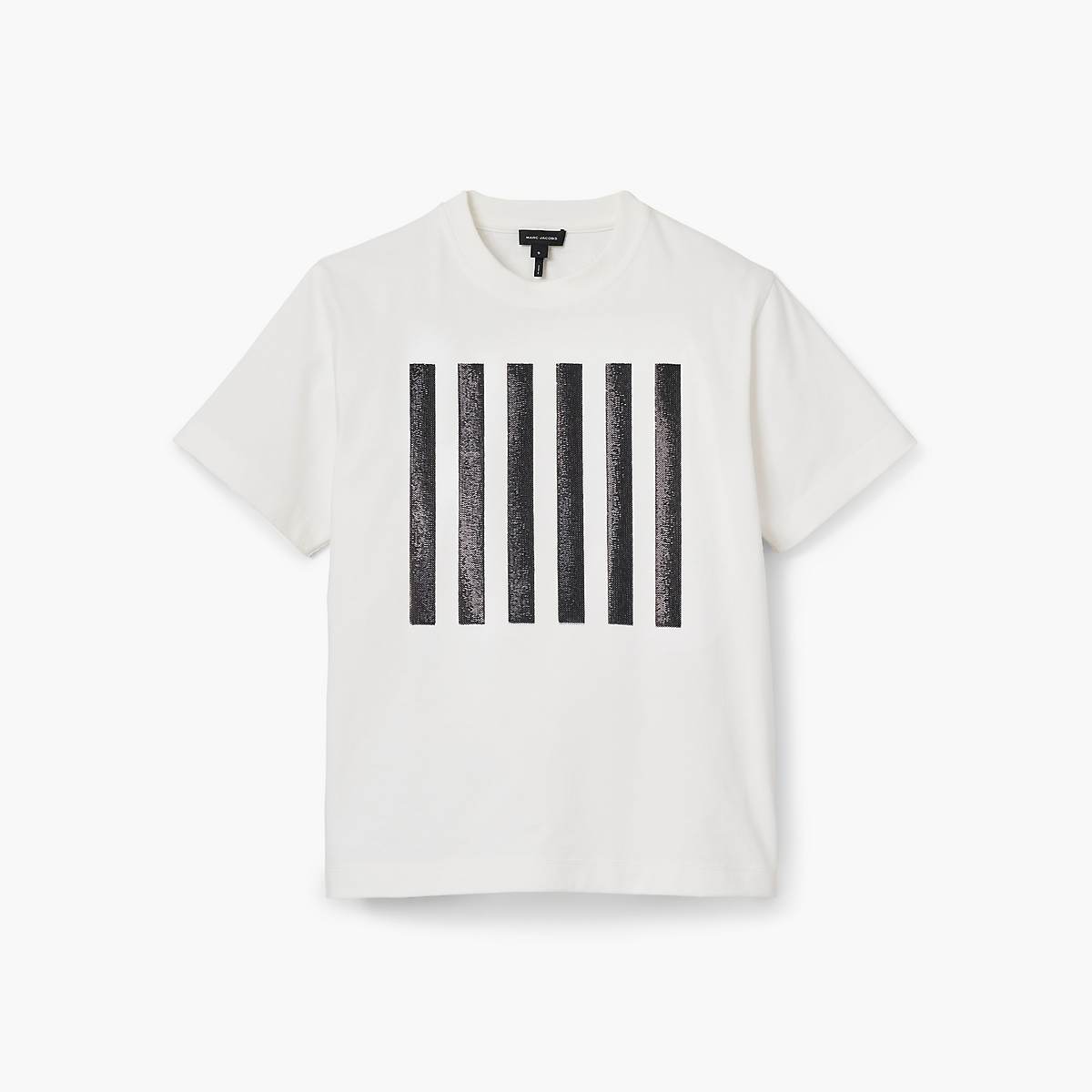 Marc Jacobs Stripe Box Tee T-Shirt Dam Vita | HKL-457693