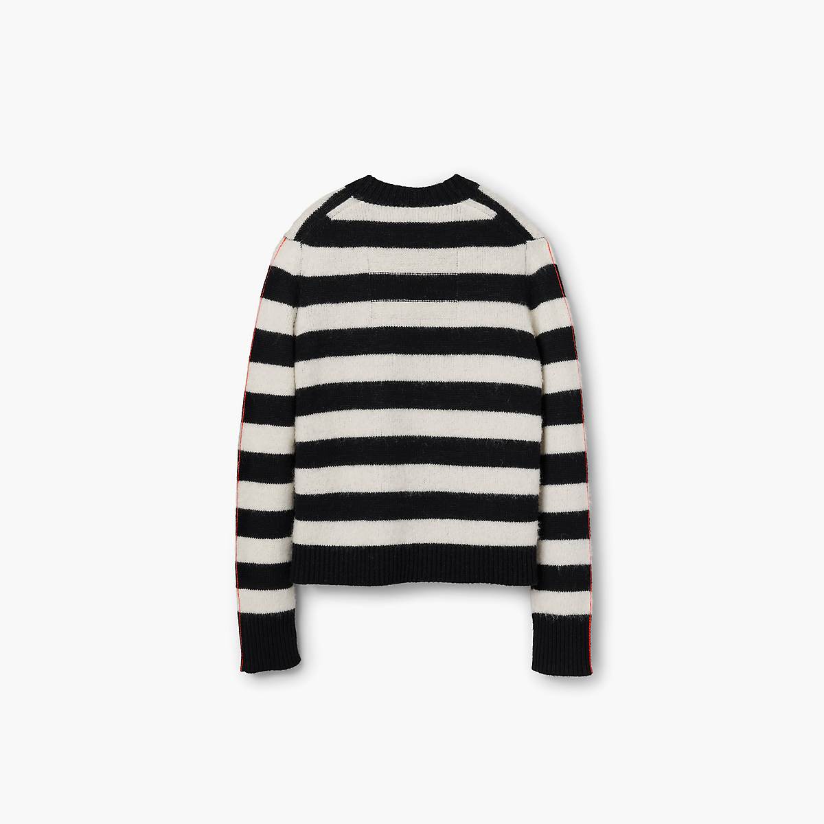 Marc Jacobs Striped Brushed Logo Tröjor Dam Svarta Vita | DTC-629487