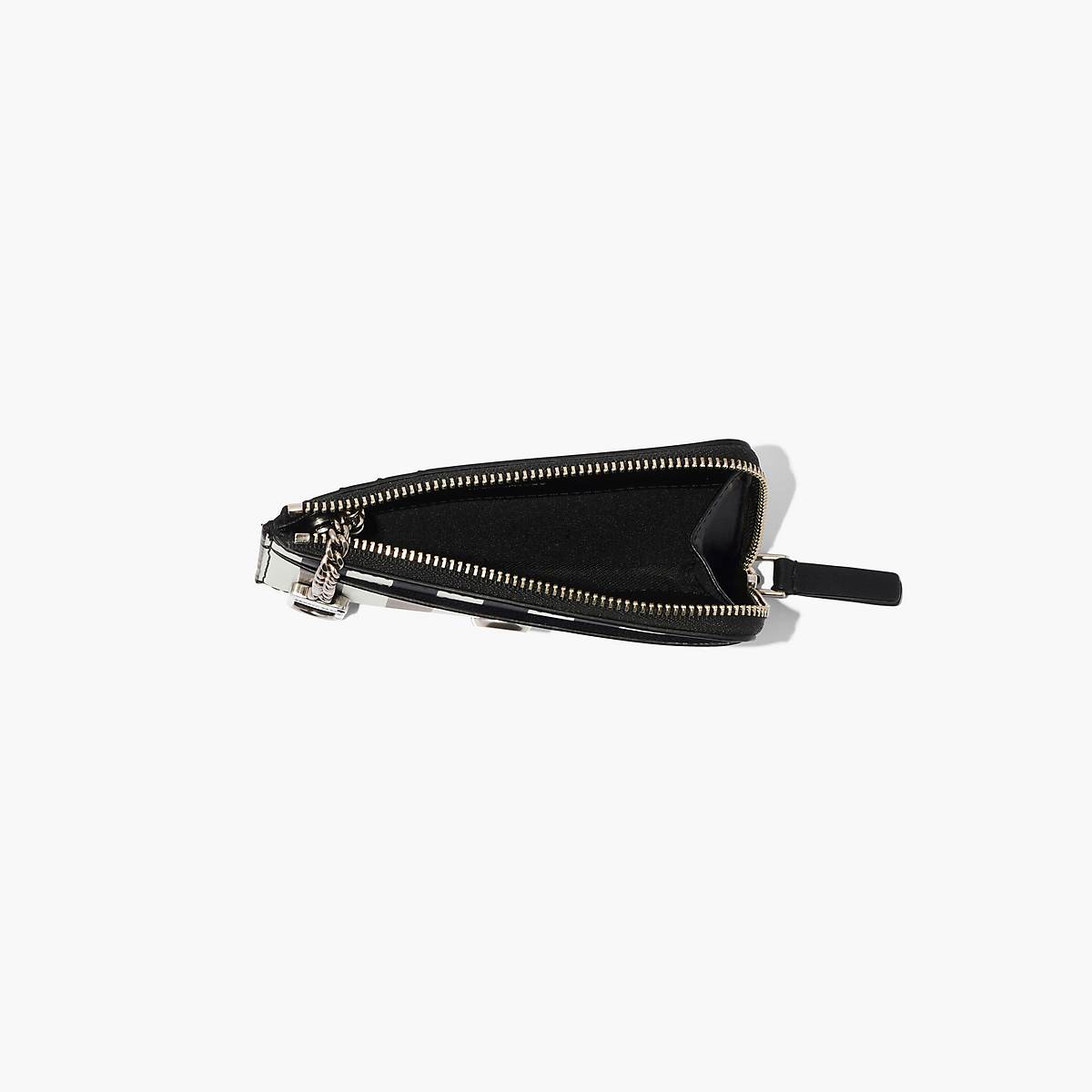 Marc Jacobs Striped J Marc Top Zip Multi Plånbok Dam Svarta Vita | MQG-496730