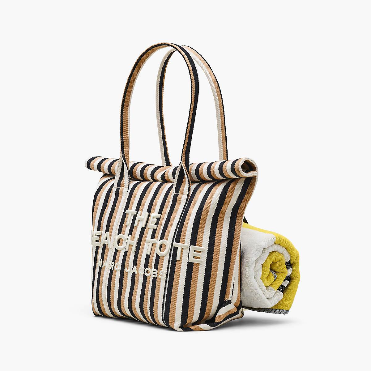 Marc Jacobs Striped Jacquard Beach Toteväska Dam Bruna Olika Färger | UVG-362809