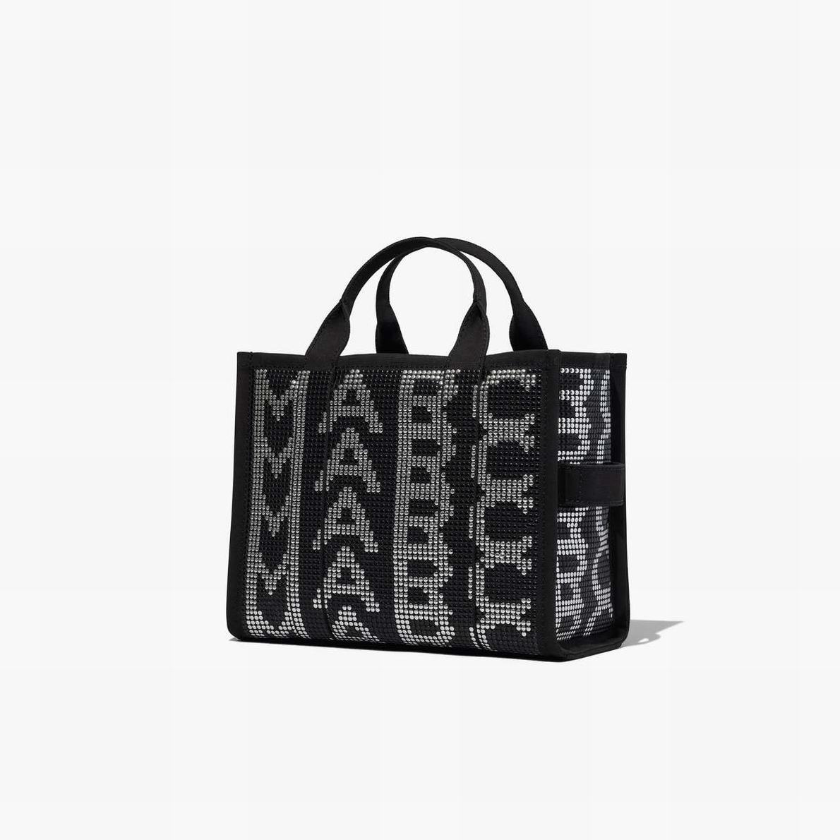 Marc Jacobs Studded Monogram Medium Toteväska Dam Svarta | VWE-256084