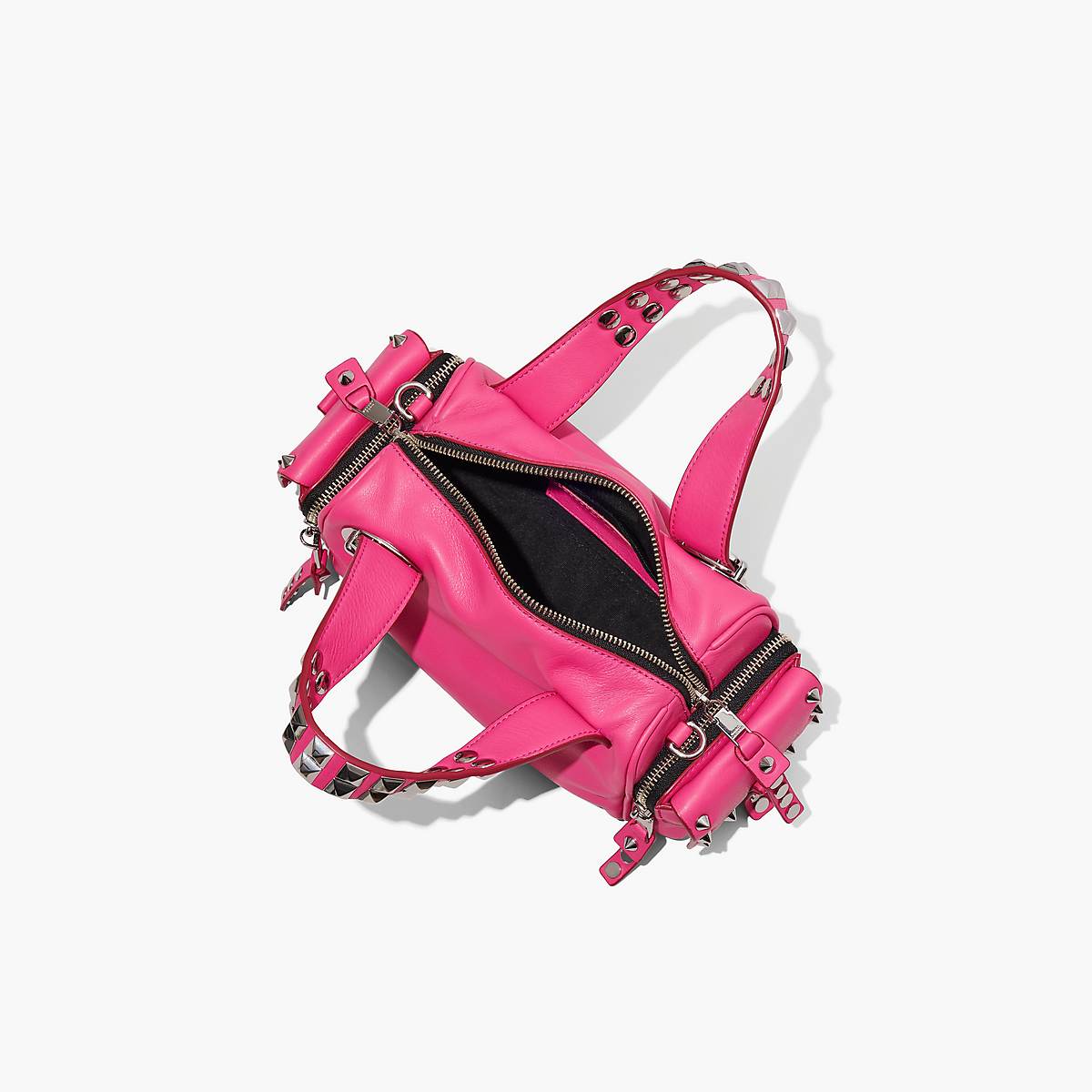 Marc Jacobs Studded Pushlock Mini Satchel Väska Dam Rosa | MGB-673845