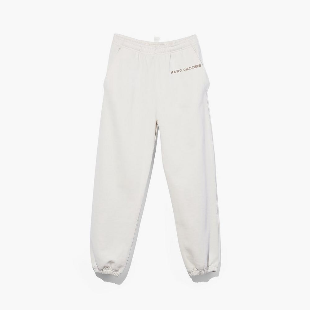 Marc Jacobs Sweatpant Byxor Dam Vita | XEP-827643