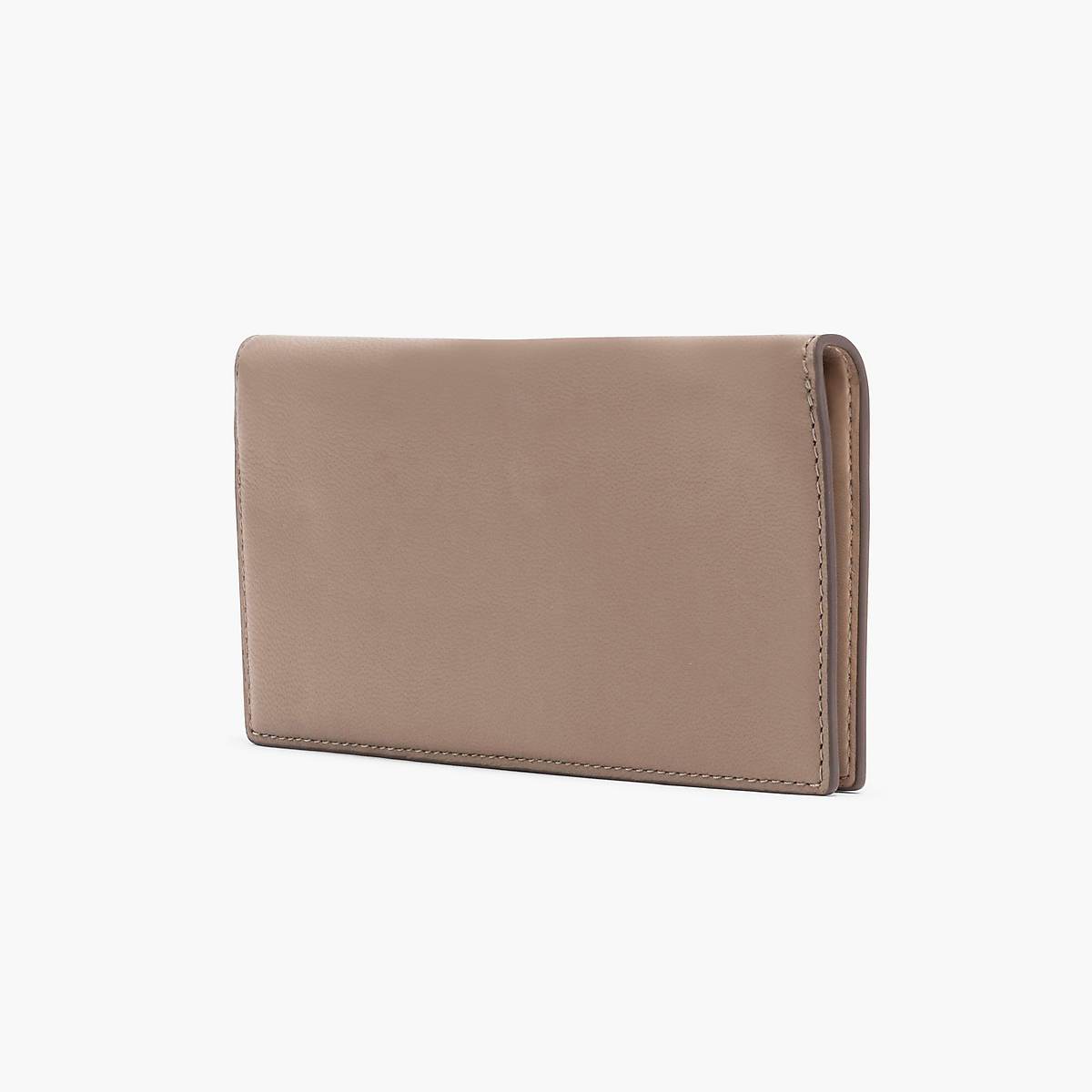 Marc Jacobs THE LEATHER SLIM 84 BIFOLD WALLET Plånbok Dam Ljusgrå | UMJ-057621