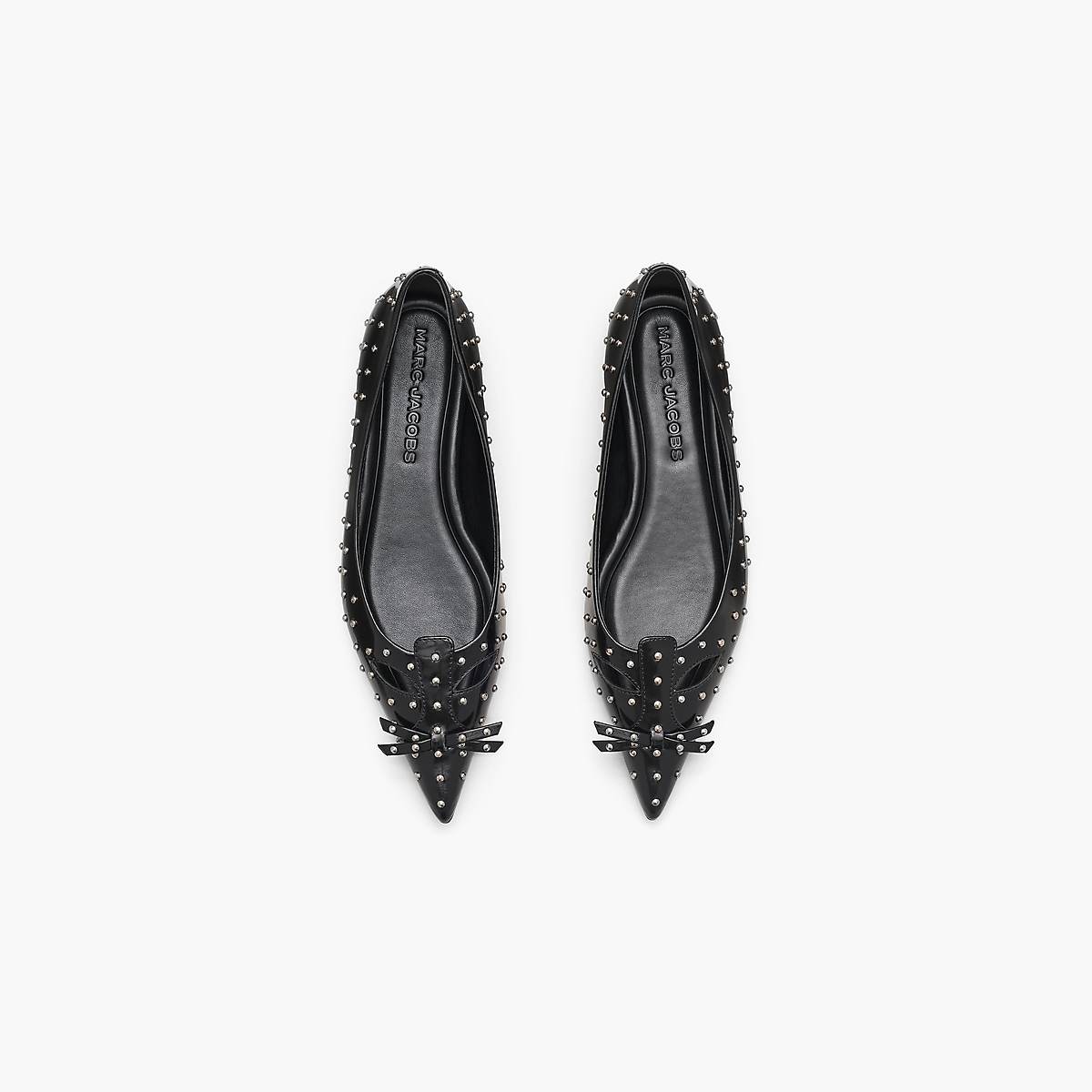 Marc Jacobs The Glam Studs Kat Ballerina Dam Svarta | JTO-049652