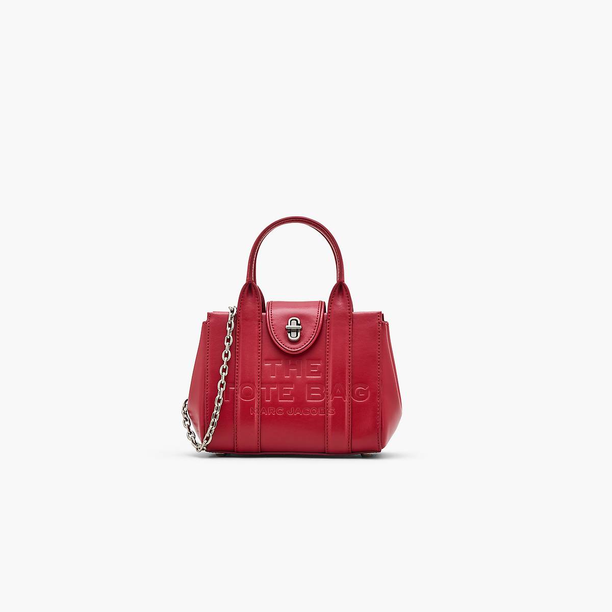 Marc Jacobs Turnlock Crossbody Toteväska Dam Röda | CQJ-471293