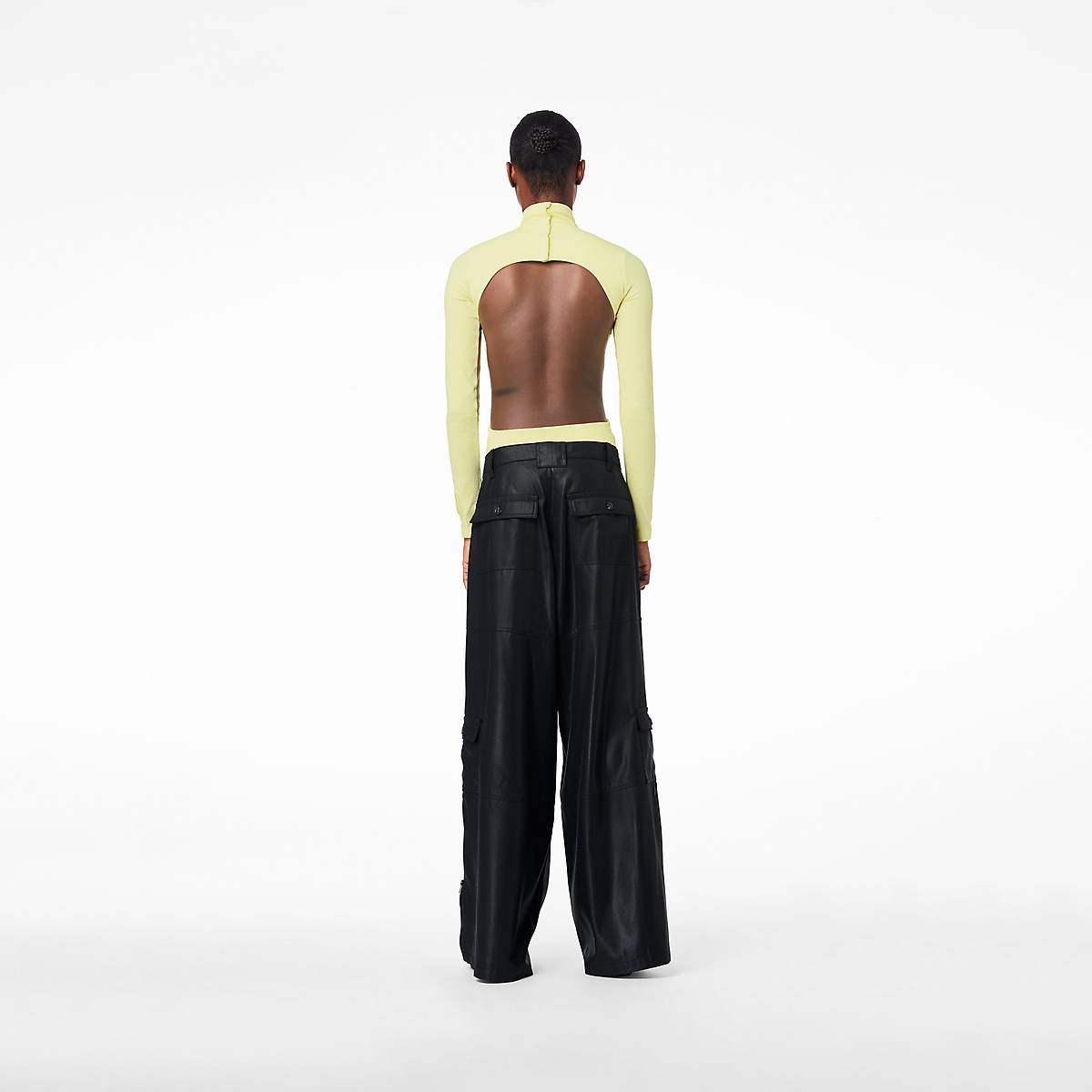 Marc Jacobs Wide Leg Cargo Trouser Byxor Dam Svarta Koppar | FJU-179253