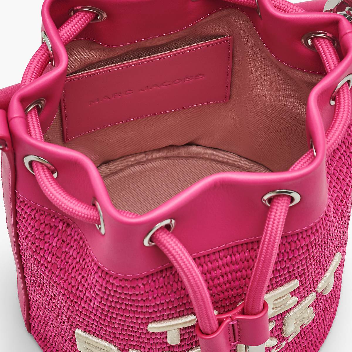 Marc Jacobs Woven Bucket Väska Dam Rosa | MFV-317864