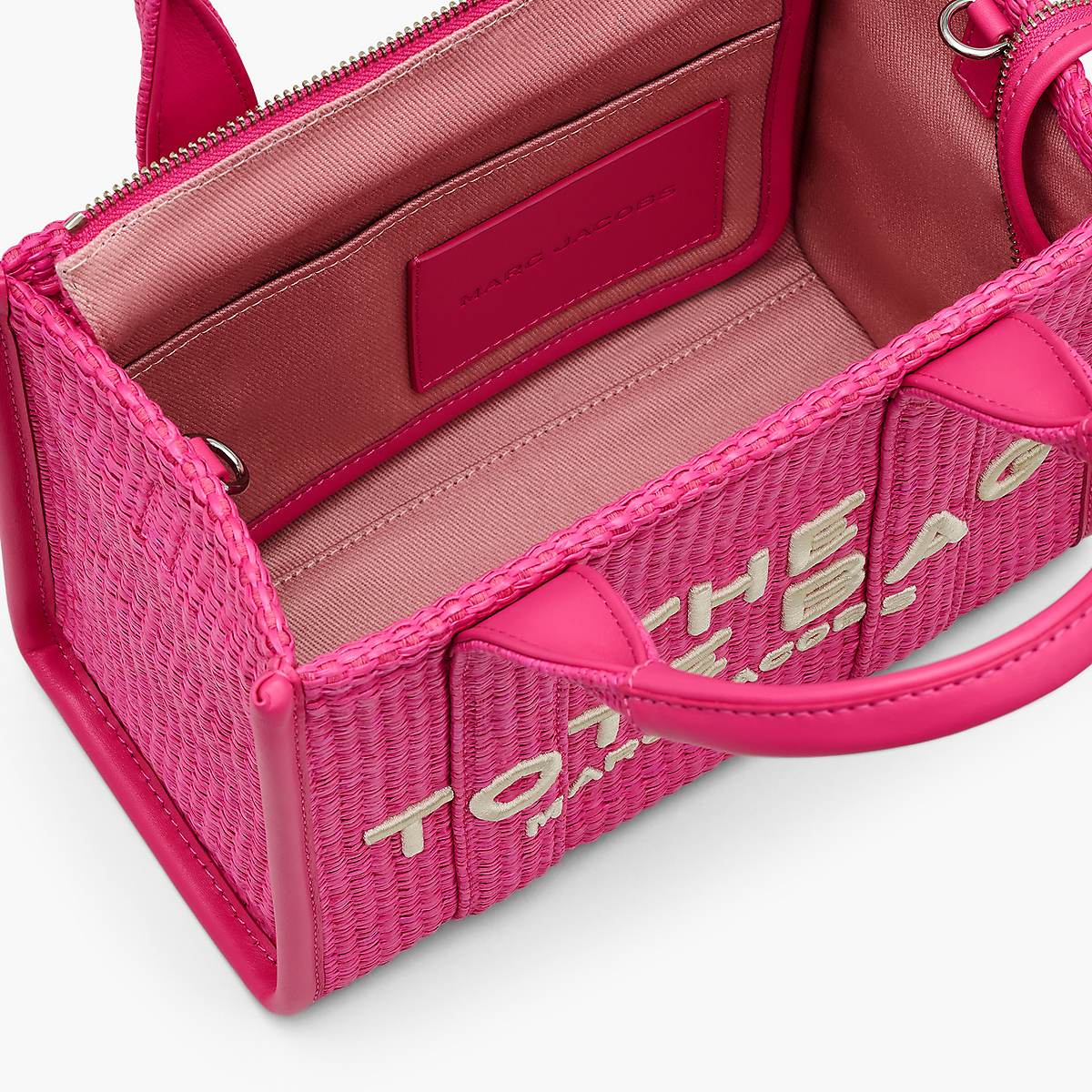 Marc Jacobs Woven Small Toteväska Dam Rosa | DRW-142987