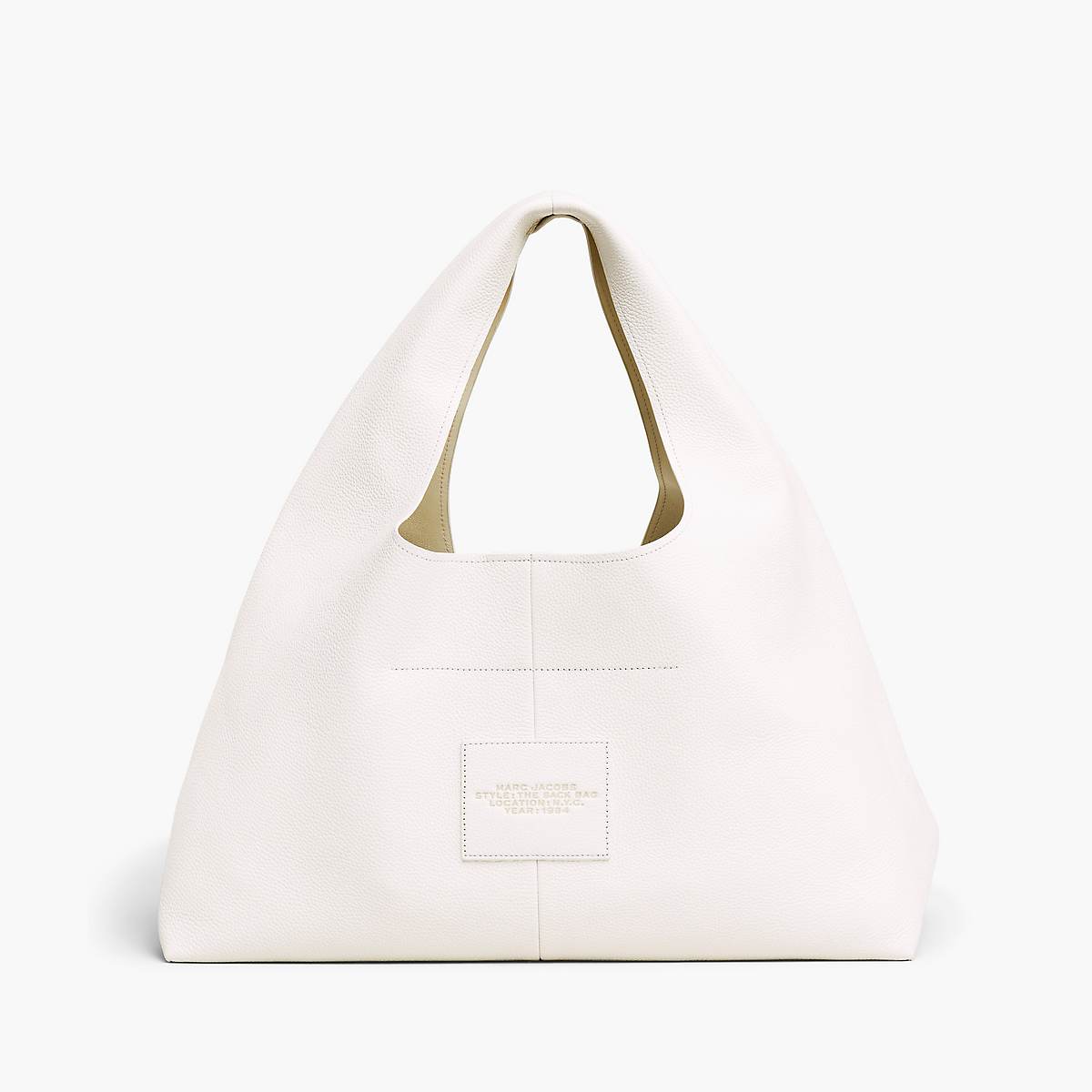 Marc Jacobs XL Sack Axelväska Dam Vita | AXE-879532