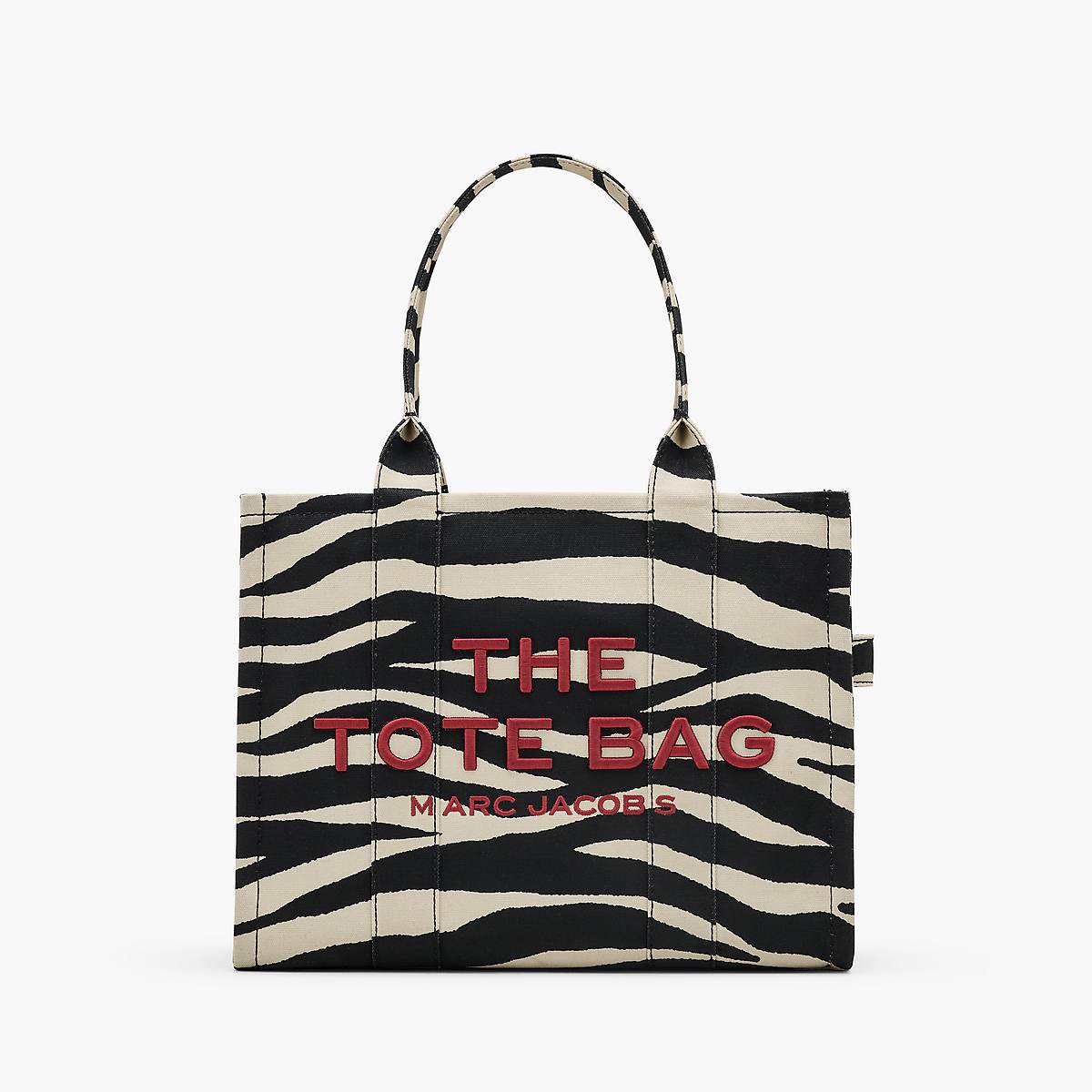 Marc Jacobs Zebra Canvas Large Toteväska Dam Svarta Vita | IUF-308627