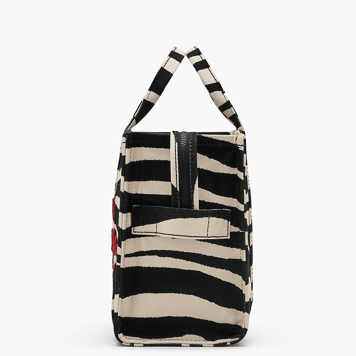 Marc Jacobs Zebra Canvas Medium Toteväska Dam Svarta Vita | TXG-674029