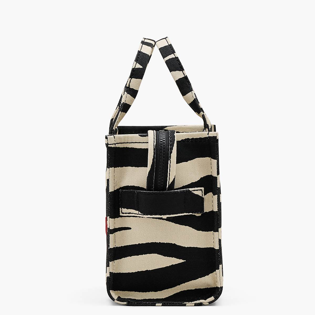 Marc Jacobs Zebra Canvas Small Toteväska Dam Svarta Vita | QCP-471923