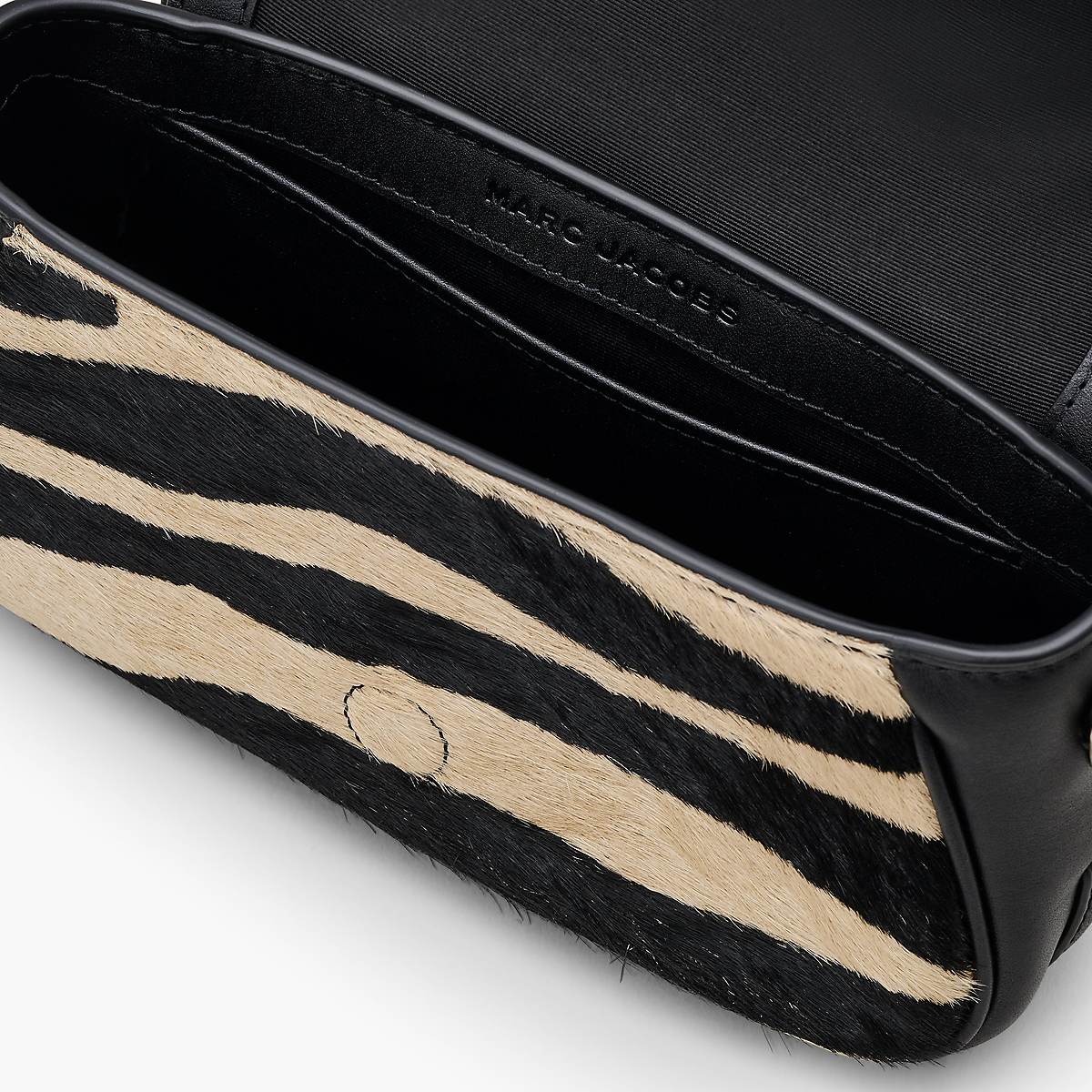 Marc Jacobs Zebra Haircalf Clover Axelväska Dam Svarta Vita | UOE-917238