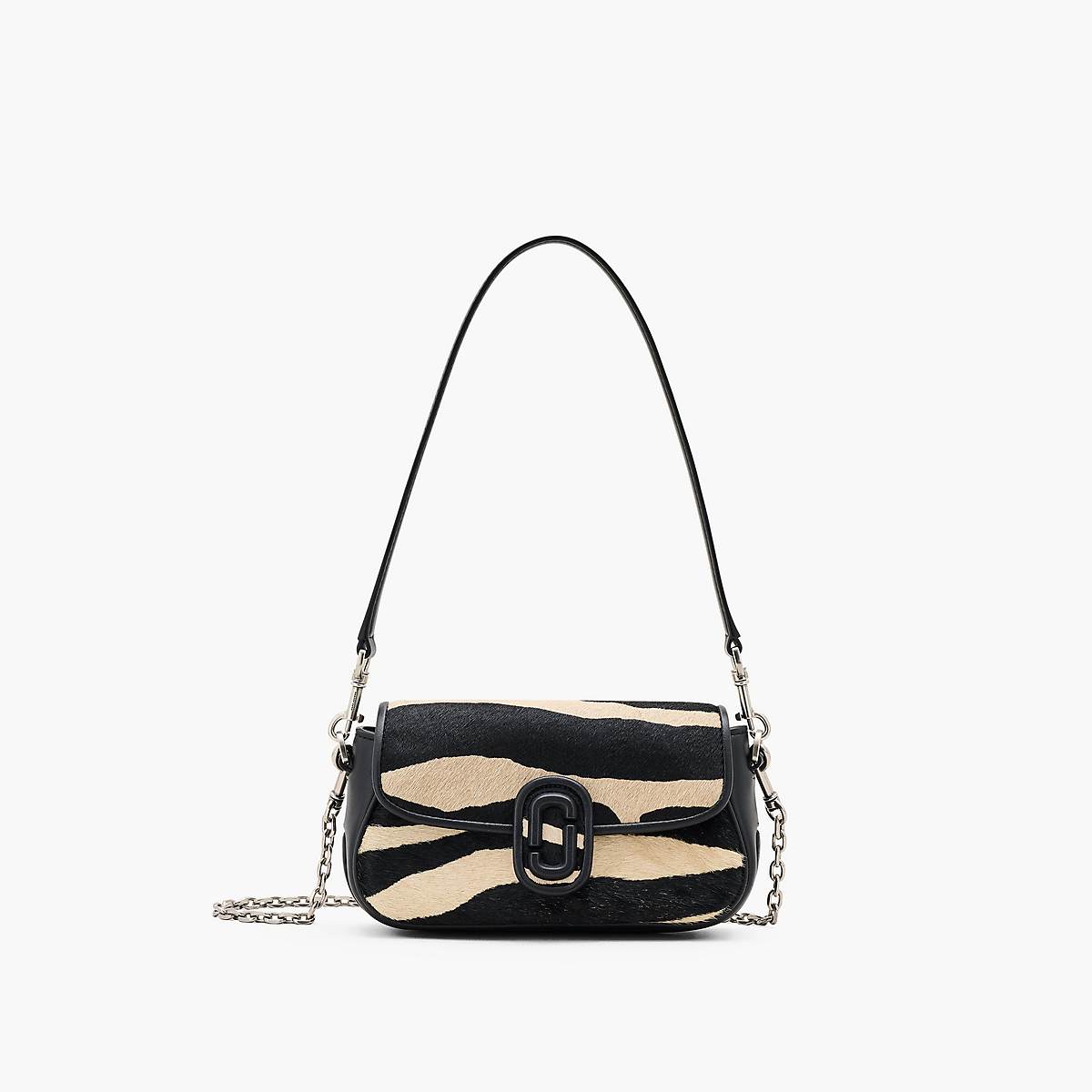 Marc Jacobs Zebra Haircalf Clover Axelväska Dam Svarta Vita | UOE-917238