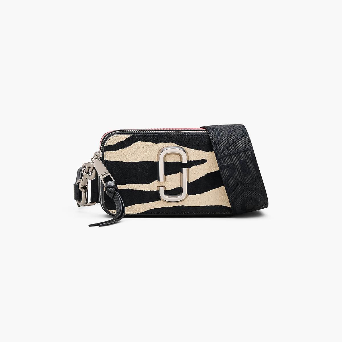 Marc Jacobs Zebra Haircalf Snapshot Väska Dam Svarta Vita | WML-061378