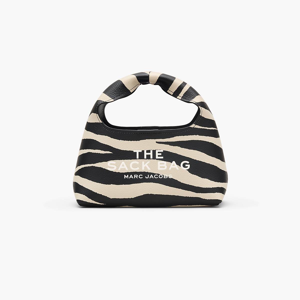 Marc Jacobs Zebra Leather Mini Sack Handväska Dam Svarta Vita | GWO-396482