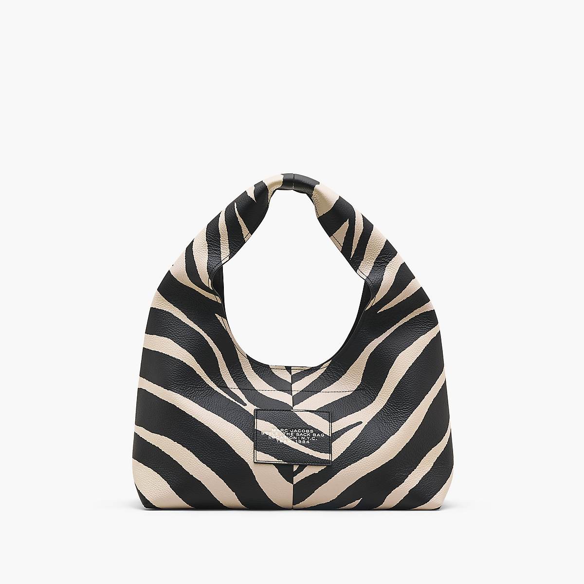 Marc Jacobs Zebra Leather Sack Axelväska Dam Svarta Vita | NAV-197302