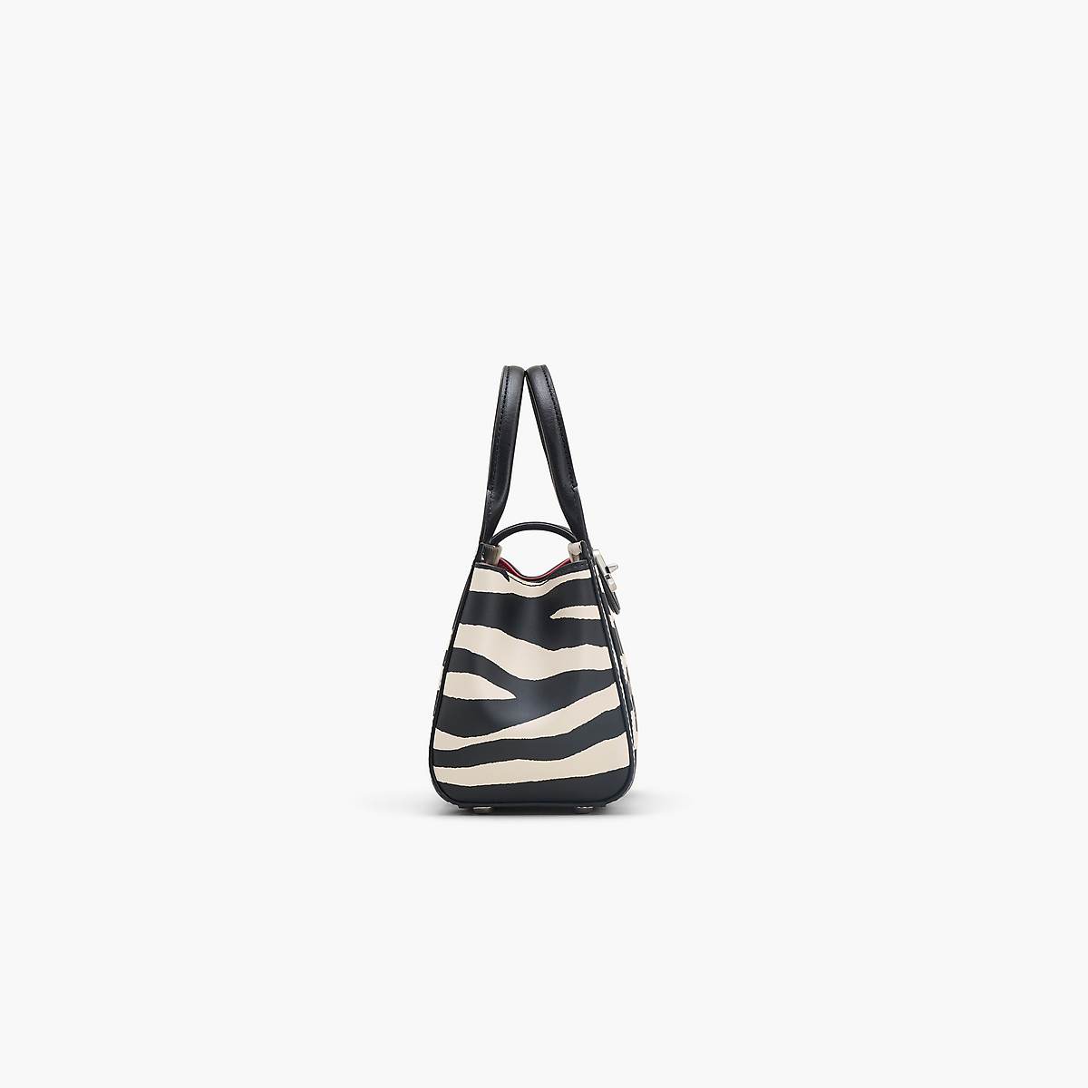 Marc Jacobs Zebra Turnlock Crossbody Toteväska Dam Svarta Vita | GHM-261354