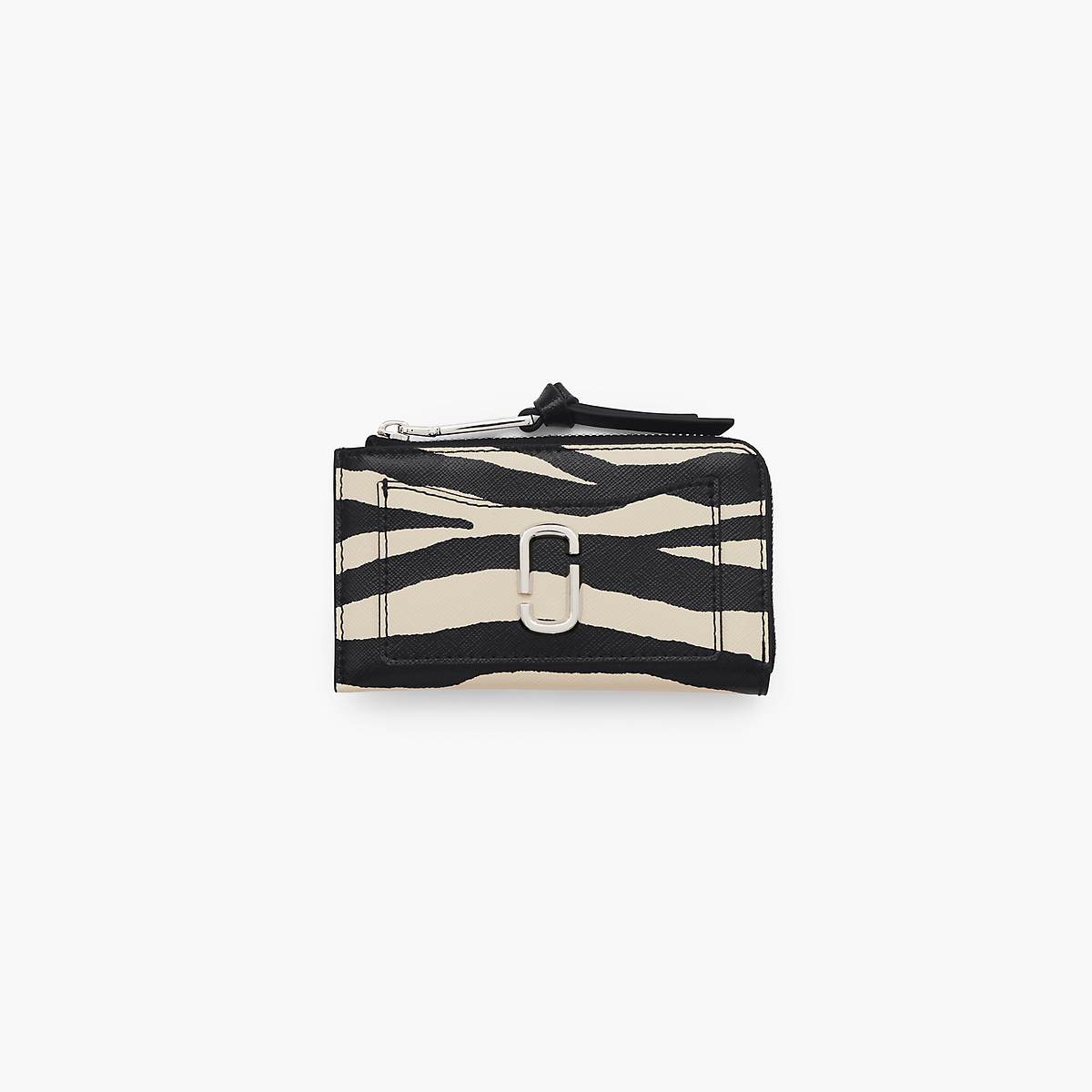 Marc Jacobs Zebra Utility Snapshot Top Zip Multi Plånbok Dam Svarta Vita | AZU-146230